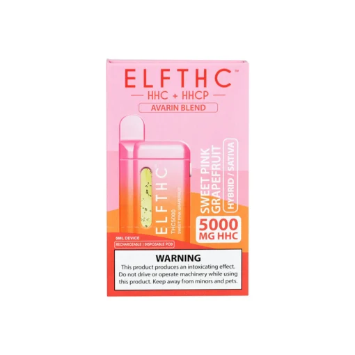 ELFTHC Avarin Blend HHC + HHCP Disposable | 5mL | 5pc Display - Image 4