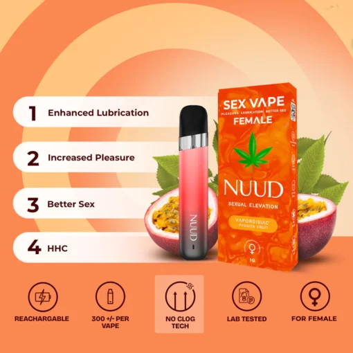 NUUD FEMALE VAPORDISIAC Passion Fruit - Image 6