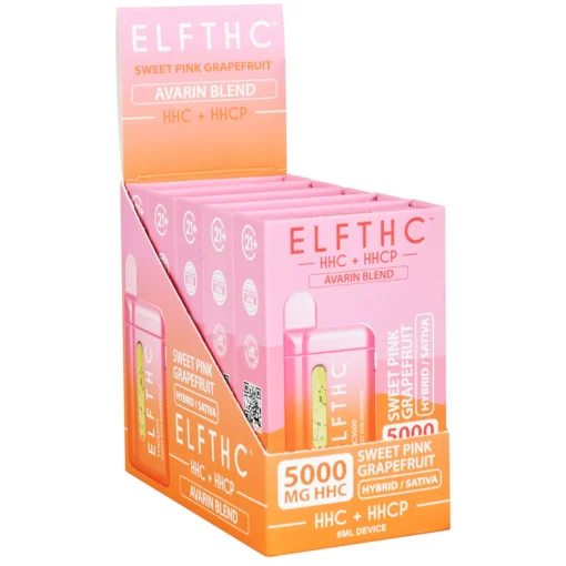 ELFTHC Avarin Blend HHC + HHCP Disposable | 5mL | 5pc Display - Image 2