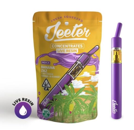 Jeeter Juice Live Resin 0.5g Disposable – Banana Zkittlez