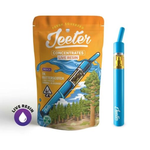 Jeeter Juice Live Resin 0.5g Disposable – TK Butterscotch
