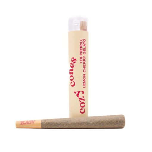 Cozy Cones Pre Roll Joints (1.2g) – Lemon Cherry Gelato - Image 2