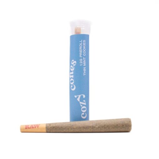 Cozy Cones Pre Roll Joints (1.2g) – Thin Mint Cookies - Image 2