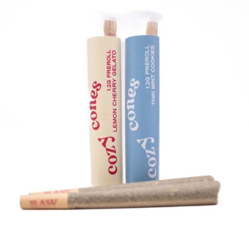 Cozy Cones Pre Roll Joints (1.2g) – Thin Mint Cookies