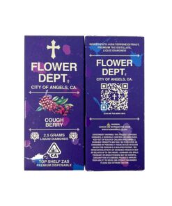 Flower Dept (2.5G) Liquid Diamond Disposable – Cough Berry