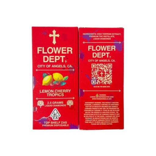 Flower Dept (2.5G) Liquid Diamond Disposable – Lemon Cherry