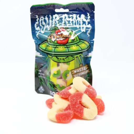 Devour 500mg Gummies – Wasted Watermelon Rings
