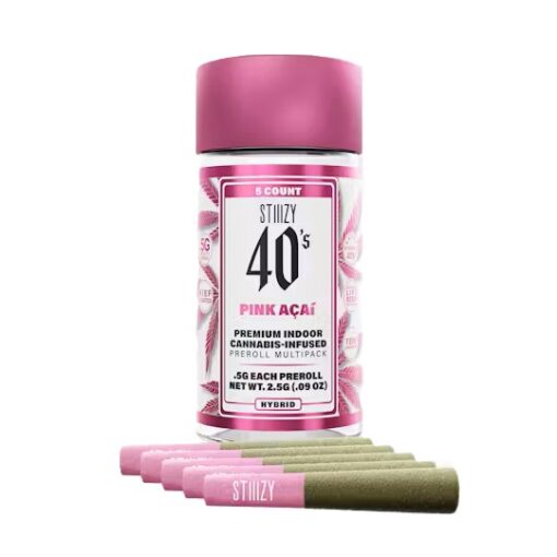 Stiiizy 40’s Pre roll Joints (2.5g) – Pink Acai