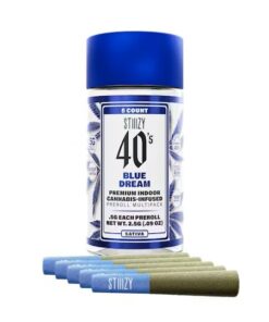 Stiiizy 40’s Pre roll Joints (2.5g) – Blue Dream