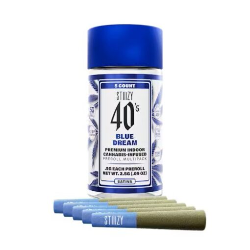 Stiiizy 40’s Pre roll Joints (2.5g) – Blue Dream