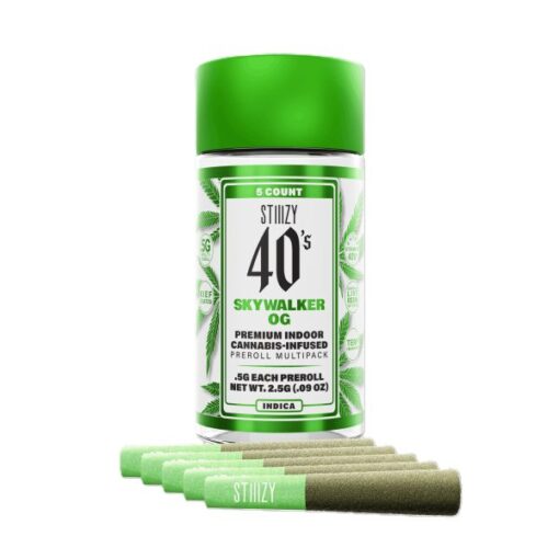 Stiiizy 40’s Pre roll Joints (2.5g) – Skywalker OG