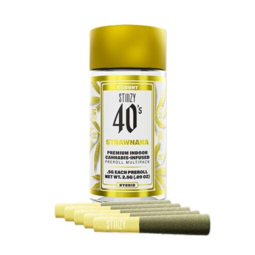 Stiiizy 40’s Pre roll Joints (2.5g) – Strawnana